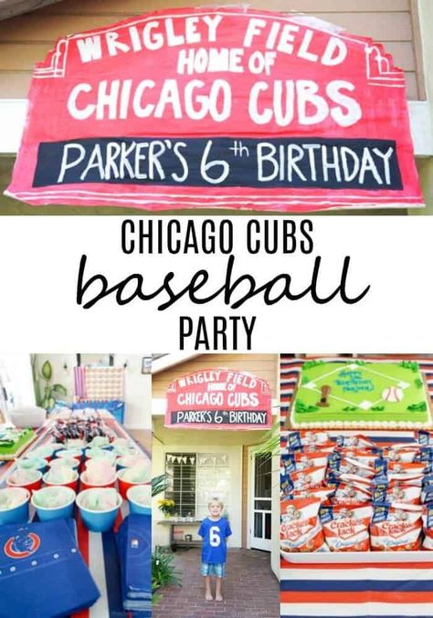 Cubs Birthday Party. Baseball Party for kids. Red, white and blue baseball themed party supplies and fun. Baseball Birthday Party Games, Kids Baseball Party, Cubs Birthday Party, Baseball Birthday Party Decorations, Peeps Crafts, Ice Cream Birthday Party Theme, Party Games For Kids, Baseball Theme Party, Birthday Party Games For Kids