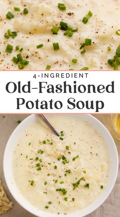 Old Fashioned Potato Soup, Homemade Potato Soup, 40 Aprons, Best Potato Soup, Cream Of Potato Soup, Potato Soup Easy, Instant Potatoes, Creamy Potato Soup, Creamed Potatoes