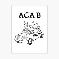 ACAB burning cop car" Sticker for Sale by disappoimt | Redbubble Burning Cop Car Tattoo, Acab Tattoo, Car Sticker Design, Sick Tattoo, Car Tattoos, Pola Sulam, Arm Tattoos For Guys, Police Cars, Tiny Tattoos