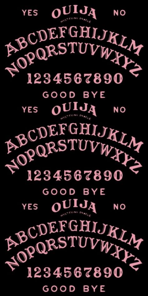 Scary Goth Wallpaper, Pink Ouija Board Wallpaper, Pink Tarot Card Wallpaper, Pink Satanic Wallpaper, Pink And Black Witch Aesthetic, Ouji Board Wallpaper, Ouija Board Wallpaper Iphone, Black And Pink Halloween Wallpaper, Pink And Black Halloween Wallpaper