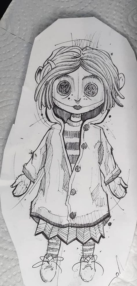 Coraline, A Drawing