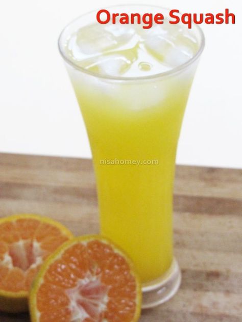 How to make orange squash at home - no preservatives!! #orange #squash #recipe #hommeade #nisahomey #food #india #kerala #orangsquash Orange Squash Drink, Squash Drink, Fruit Squash, Best Mixed Drinks, Indian Drinks, Fun Drinks Alcohol, How To Make Orange, Drinks Tea, Juice Smoothies Recipes