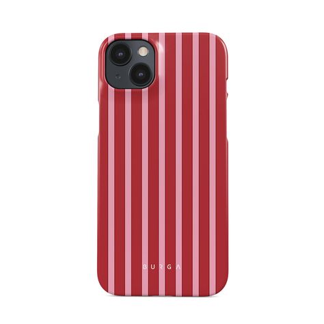 Stripes of red, like strawberry swirls on toast, this iPhone 13 Mini Case phone case design brings the sweet memory of breakfasts that start with a spread of homemade love. Striped Phone Case, Pretty Phone Cases, Pretty Bedroom, On Toast, Unique Phone Case, Strawberry Jam, Airpod Case, Case Design, Purse Accessories