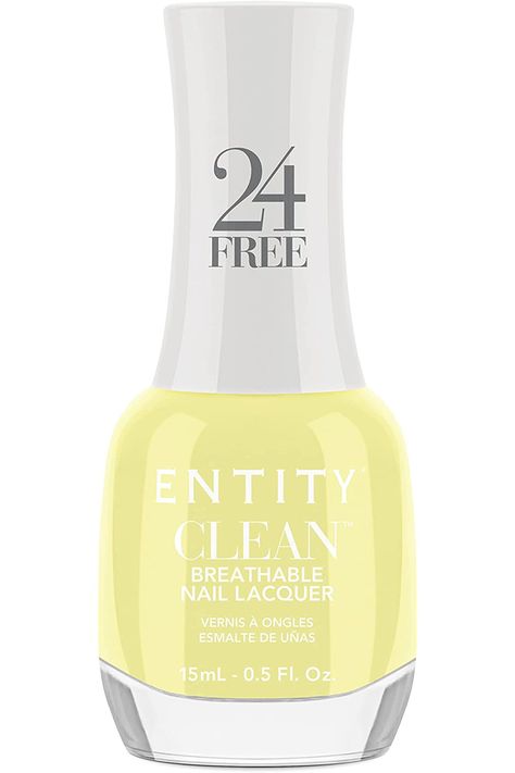 Entity Clean Bee Yourself Breathable Nail Lacquer, 0.5 oz, Vegan and Cruelty Free Nail Polish with Added Biotin, Halal Fingernail Polish, Yellow Nail Polish Dark Blue Nail Polish, Dark Blue Nails, Cruelty Free Nail Polish, Yellow Nail, Nude Nail Polish, Green Nail Polish, Fingernail Polish, Blue Nail Polish, Pink Nail Polish