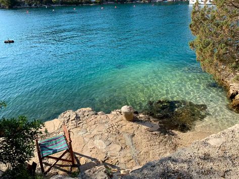 Charming Mediterranean Apartment & Adorable Beach - Apartments for Rent in Bobovišća, Split-Dalmatia County, Croatia - Airbnb Big Sofa Bed, Mediterranean Apartment, Beach Apartments, Growing Organic Vegetables, Bay Tree, Fish House, Bay View, Stone House, Wooden Boats