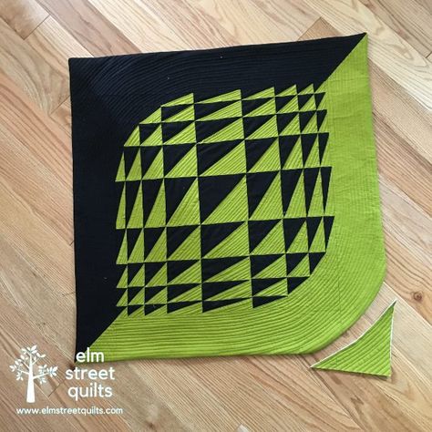 Modern Mini Quilts, 3d Quilts Optical Illusions Free Pattern, Escher Quilt Patterns, Illusion Quilts, Modern Geometric Quilt, Optical Illusion Quilts, Modern Quilting Designs, Monthly Goal, Jelly Roll Quilt Patterns