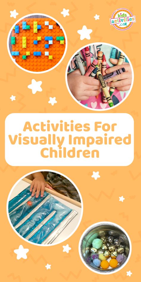 Sped Sensory Activities, Visual Impairment Activities Teaching, Cortical Vision Impairment Activities, Visual Impairment Activities, Visually Impairment, Vision Therapy Activities, Cvi Activities, Disabilities Activities, Braille Activities