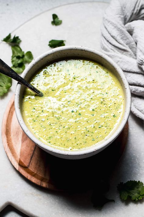 Poblano Cream Sauce Sauce For Eggs, Poblano Cream Sauce, Poblano Sauce, Lemon Caper Sauce, Roasted Poblano Peppers, Chile Poblano, Rose Recipes, Green Sauce, Stuffed Poblano Peppers