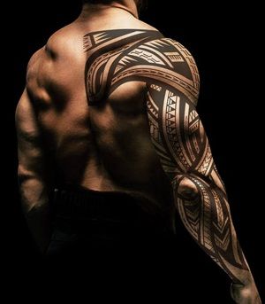 Polynesian inspired back tattoo design Polynesian Tattoo Sleeve, Shoulder Armor Tattoo, See Tattoo, Cool Shoulder Tattoos, Polynesian Tattoo Designs, Maori Tattoo Designs, Mens Shoulder Tattoo, Samoan Tattoo, Back Of Shoulder Tattoo