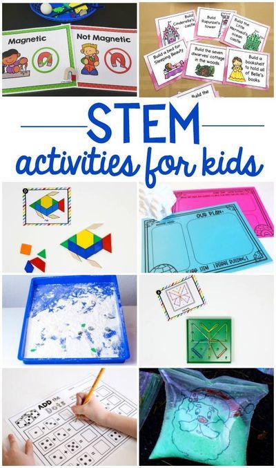 Free STEM activities and printables for kids. Great for preschool, kindergarten and first grade. #stemactivities #freestem #stemprintables #kidsstem #kindergartenstem Stem Activities Kindergarten, Stem Bins, Kids Stem Activities, Winter Science Experiments, Magnet Activities, Stem Activities For Kids, Stem Activities Preschool, Kindergarten Stem, Elementary Stem Activities