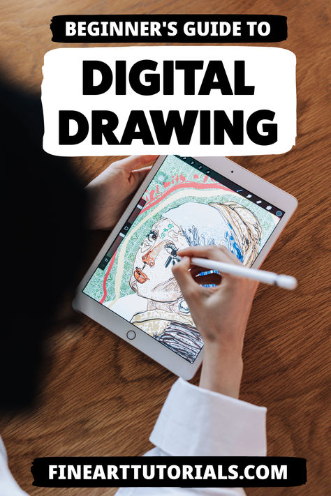 This drawing guide for beginners provides a solid foundation from selecting the appropriate software and tools to developing essential drawing techniques.Transform your digital canvas into a realm of infinite creative possibilities today! #DigitalDrawing #BeginnersGuide #DigitalArt #DrawingTutorial #ArtSupplies #DigitalArtTools #ArtTips #DigitalArtistry #StartDrawing #DigitalCanvas Digital Drawing Techniques, Digital Drawing Ideas Beginner, Digital Art Tutorial Beginner, Art Pad, Drawing Software, Ipad Tutorials, How To Draw Steps, Bujo Ideas, Ipad Drawings