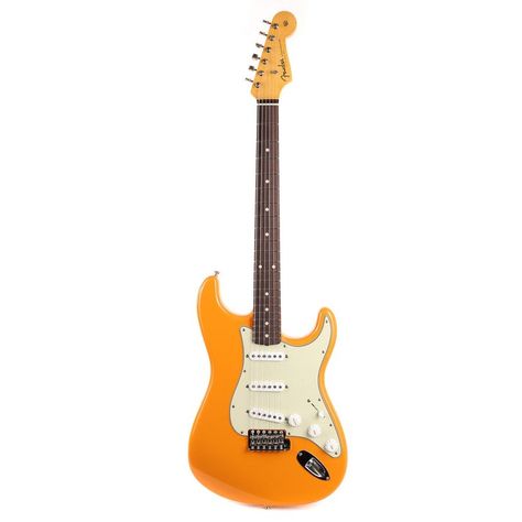 Fender Custom Shop, Fender Guitars, Electric Guitar, Capri, Guitar, Orange, Music