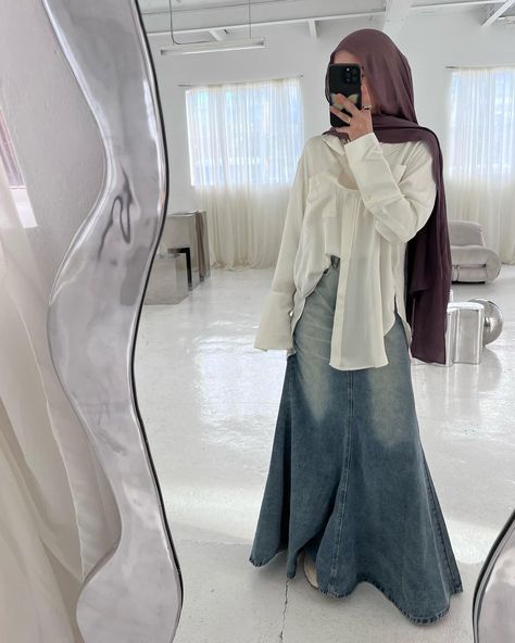 Hijab Streetwear, Stile Hijab, Modesty Outfits, Cute Modest Outfits, Modest Fashion Hijab, Muslim Outfits Casual, Muslim Fashion Hijab Outfits, Hijabi Fashion Casual, Hijabi Style