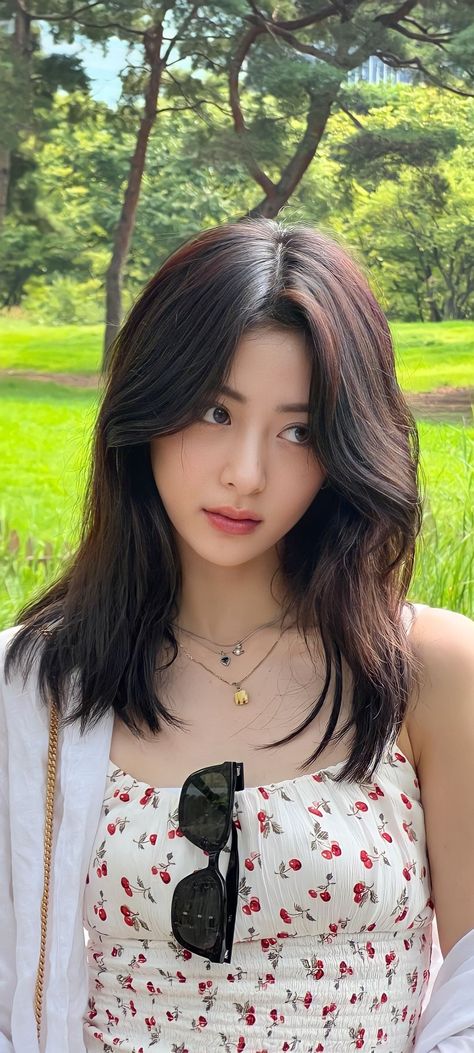 Lesserafim Update, Yunjin Lesserafim Wallpaper, Lesserafim Wallpaper, Update Wallpaper, Yunjin Kim, Le Sserafim Yunjin, Forever My Girl, Layered Haircuts For Medium Hair, Shot Hair Styles