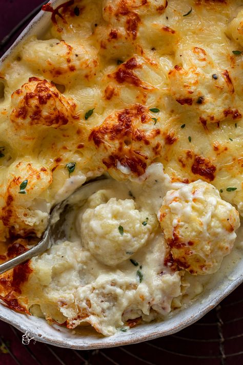 Best Air Fryer Cauliflower Cheese | J Cooking Odyssey Air Fry Cauliflower, Best Air Fryer Cauliflower, Cauliflower Air Fryer, Air Fryer Cauliflower, Cheese Souffle, How To Make Cauliflower, Bread Sauce, Best Air Fryer, Cauliflower Cheese