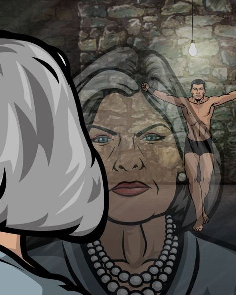 Malory Archer Malory Archer, Archer Cartoon, Archer Fx, Gloss Photography, Jessica Walter, Sterling Archer, Science Fiction Illustration, Danger Zone, Tv Animation