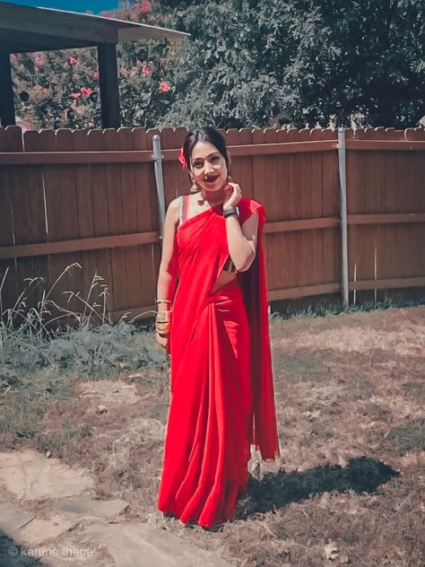 #teej #festival # teejlooks #nepali Teej Festival, Red Sari, One Shoulder Formal Dress, One Shoulder, Festival, Formal Dresses, Photography, Red