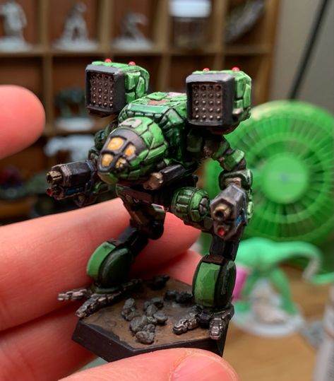 Kickstarter mech #battletech #miniature Battle Tech Mech, Painted Battletech Miniatures, Battletech Timberwolf, Battletech Art, Battletech Miniatures, Battle Tech, Mech Warrior, Lego Bots, Mad Cat