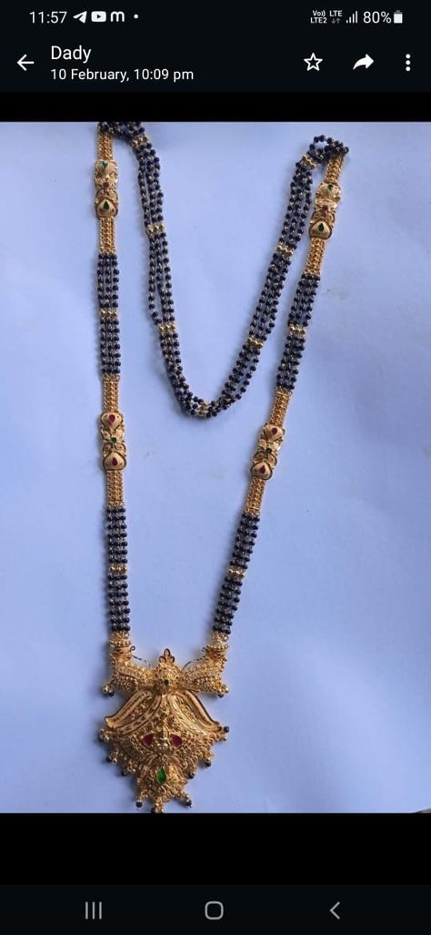 Long Black Beads Mangalsutra Designs, Designer Bangles, Engagement Hairstyles, Mangalsutra Design, Black Beads Mangalsutra, Black Beads Mangalsutra Design, Gold Bridal Jewellery Sets, Mangalsutra Designs, Black Beaded Jewelry