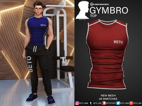 The Sims Resource - Sims 4 - Everyday - Beto_ae0 - male cc sims 4, clothing, the sims 4 Sims 4 Cc Sportswear Men, Sims 4 Cc Athletic Wear Male, Ts4 Clothes, Sims 4 Men Clothing, Sims 4 Male Clothes, Sims 4 Traits, Cc Clothes, Working Out Outfits, Tumblr Sims 4