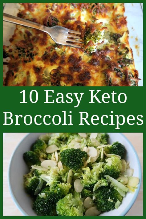 10 Keto Broccoli Recipes – The best easy low carb friendly recipe ideas – including delicious salad, creamy soup and extra cheesy casserole meals. Keto Broccoli Recipes, Broccoli Casserole Healthy, Broccoli Cauliflower Recipes, Casserole Meals, Broccoli Recipes Healthy, Broccoli Recipes Side Dish, Carb Friendly Recipes, Broccoli Side Dish, Broccoli Dishes