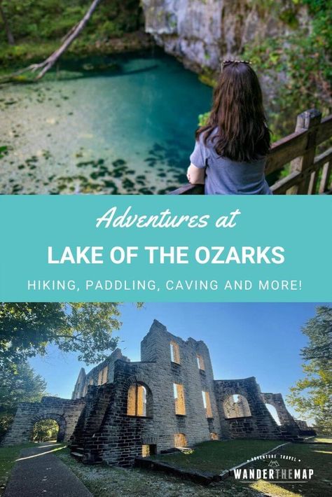 Adventures in Lake of the Ozarks, Missouri via @wanderthemap Lake Ozark Missouri, Lake Of The Ozarks Missouri, Missouri Caves, The Ozarks Missouri, Branson Missouri Vacation, Branson Vacation, Ozarks Missouri, Lake Ozark, Summer Boat