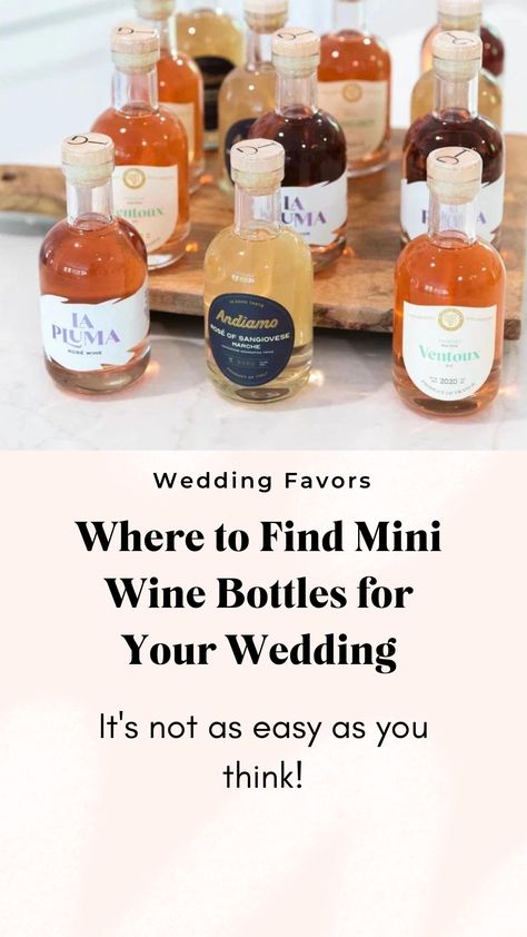 Wine Tasting Party Favors, Bridal Shower Guest Gifts, Mini Wine Bottle Favors, Mini Prosecco Bottles, Alcohol Wedding Favors, Bridal Shower Wine Theme, Wine Theme Wedding, Bridal Shower Gift Bags, Wine Favors