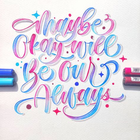 dashaen on Instagram: “Okay.......? I made this piece with alot of love ❤️ because this qoute and this book and this movie is very close to my heart , thanks…” Lettering Styles Alphabet, Faux Calligraphy, Hand Lettering Art, Brush Markers, Creative Lettering, Calligraphy Alphabet, Lettering Styles, Brush Calligraphy, Text Fonts