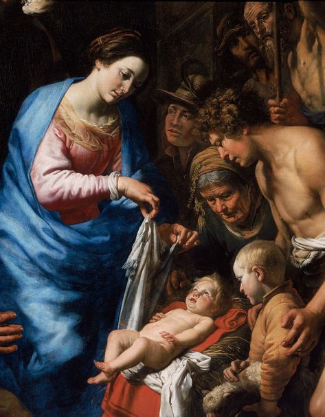 The Adoration of the Shepherds (detail) / La Adoración de los Pastores (detalle) // 1620s // Theodoor van Loon // © Museum of Fine Arts, Boston // #Jesus #Christ #Christmas #Navidad Jacob Jordaens, Christ Christmas, Annibale Carracci, Gian Lorenzo Bernini, Lorenzo Bernini, Artemisia Gentileschi, St Ignatius, Jesus Prayer, St Anne