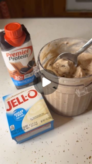 KETO•NURSE•PAULA | Easy recipes•budget friendly•low carb on Instagram: "Oreo Cheesecake Protein Ice Cream

If you’re looking for a delicious treat to satisfy your sweet tooth, I highly recommend giving this Oreo cheesecake ice cream a try. It’s the perfect dessert for any occasion and will leave you craving more. Trust me, you won’t be disappointed! 🤤❤️

#oreo #cheesecake #icrecream #dessert #sweettooth #treat #treatyourself #protein #proteinshake" Premier Shake Ice Cream, Low Carb Oreo Dessert, Cheesecake Protein Ice Cream, Ninja Creami With Premier Protein, Ice Cream With Premier Protein, Protein Shake Ice Cream Ninja Creami, Premier Protein Cookies And Cream Recipe, Premier Protein Cheesecake Pudding, Premier Protein Desserts