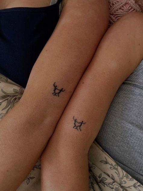 Matching Bestie Tattoos Best Friends, Best Friend Tattoos Meaningful Friendship, Long Distance Best Friend Tattoos, Long Distance Tattoo Ideas, Dainty Best Friend Tattoos, Maggie Tattoo, Distance Tattoos, Tattoos For Friends, Tats With Meaning