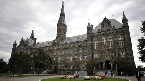 Georgetown Prestigious School, Us Universities, Spring Semester, Georgetown University, New College, Planned Parenthood, Colleges And Universities, Descendants, Cool Places To Visit