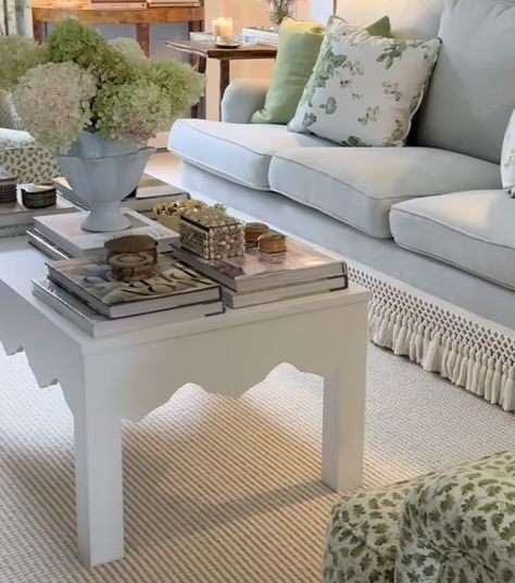 French Country Coffee Table Decor, French Country Coffee Table, Country Coffee Table, Coffee Table Simple, Coffee Table Styling, Table Styling, Decorating Coffee Tables, Table Style, French Country