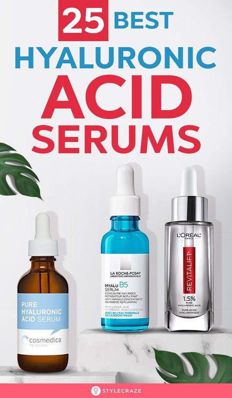 Beauty Skincare Tools, Best Hyaluronic Acid Serum, Best Face Serum, Beauty Hacks Skincare, Skincare Serum, Natural Acne Remedies, Best Serum, Hyaluronic Acid Serum, Health Skin Care