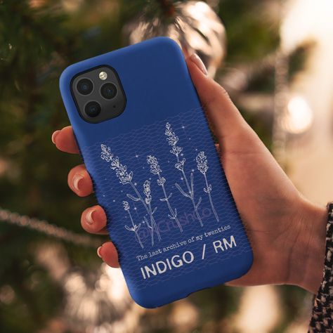 This cute and lovely tough phone case will be a great gift to ARMY. 💜 Indigo Rm, Rm Indigo, Merch Kpop, Kpop Phone Cases, My Twenties, Bts Namjoon, Rm Bts, Bts Merch, Bts Rm