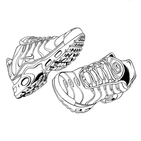 Nike Art Drawing, Tattoo Quotes For Men, Sneakers Sketch, Shoe Tattoos, Sneakers Drawing, Simpsons Drawings, Fashion Coloring Book, Graffiti Text, Cartoon Character Tattoos