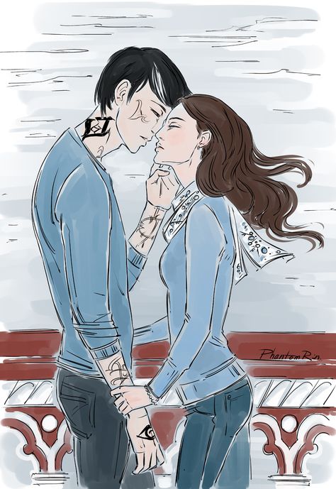 Jem & Tessa - for the 5th of the Shadowhunter Ship Weeks (TID by Cassandra Clare @cassandraclare ) Jem Carstairs, Cassandra Jean, Tessa Gray, Clockwork Princess, Cassandra Clare Books, Clockwork Angel, The Dark Artifices, City Of Bones, The Infernal Devices