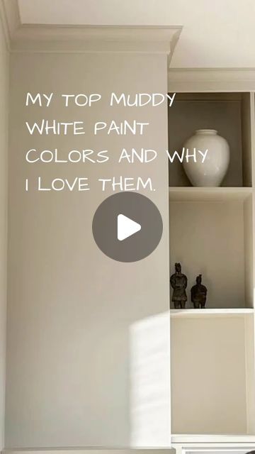 Unveiling the charm of Muddy Whites in our paint color series! 🎨🤍 Today’s picks are all about whites with a warm, earthy touch. 

Dive into these soothing shades:
Classic Gray - Benjamin Moore
Pale Oak - Benjamin Moore
Shaded White - Farrow & Ball
Shoji White - Sherwin Williams
Eider White - Sherwin Williams Shaded White Farrow And Ball, Shoji White Sherwin Williams, Sherwin Williams Eider White, Eider White Sherwin Williams, Pale Oak Benjamin Moore, Benjamin Moore Pale Oak, Eider White, Top Paint Colors, Pale Oak