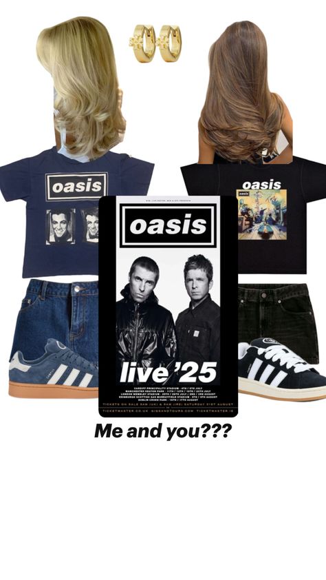 Oasis Outfit, Oasis Concert, Oasis Live, Gig Outfit, Oasis Clothing, Concert Fits, Birthday Wishlist, Concert Outfit, Manchester