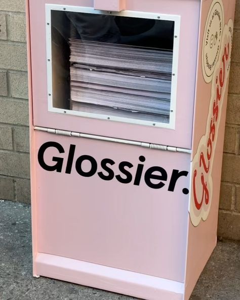 🧨Campaign • Instagram Glossier Newspaper, Glossier Pop Up, Glossier Beauty, The Countdown Begins, Showroom Inspiration, Countdown Begins, Beauty Zone, Boy Brow, Dior Backstage