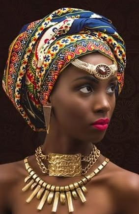 Attaché de foulard cheveux afro crépus naturels Ghanaian Fashion, Afrikaanse Mode, African Head Wraps, African Queen, Kitenge, Hair Wraps, Africa Fashion, African Jewelry, African Dresses For Women