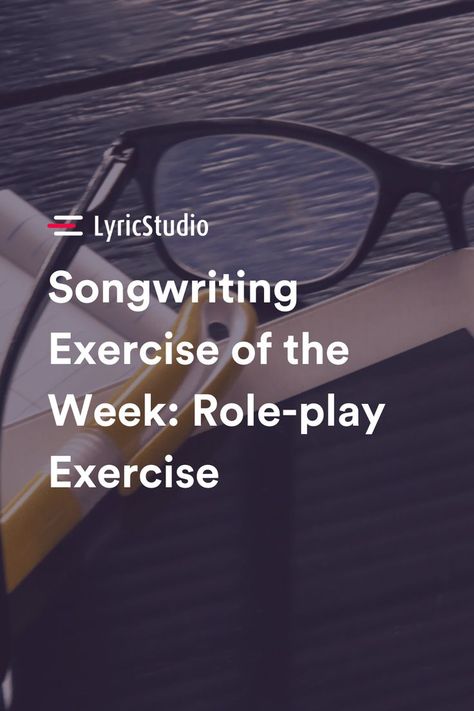 Welcome to this week's "Songwriting Exercise of the Week" – the Songwriting Role-play Exercise! Let's dive in. #roleplayingexercise #songwriting #songwritingexercise Role Play, Dive In, Songwriting, Let It Be