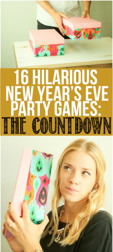 16 awesome New Years Eve party games that work for adults, for teens, for kids, or really anyone else who plays games! Children and entire families will love these fun minute to win it style ideas to play all night long! #14 looks hilarious! New Years Eve Party Games, Family New Years Eve, Kids New Years Eve, Birthday Games For Adults, New Year's Eve Activities, New Years Eve Games, Eve Game, New Year's Games, Minute To Win