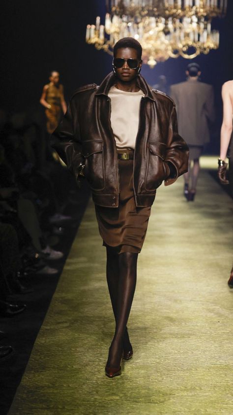 Saint Laurent Fall 2023, Fall 2023 Ready To Wear, Chunky Ankle Boots, Fashion Week Trends, 2023 Ready To Wear, Runway Trends, Fall 2023, Fashion Show Collection, Who What Wear