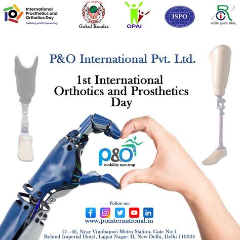 1st International Orthotics and Prosthetics day Orthotics And Prosthetics, Rehabilitation Equipment, Imperial Hotel, Metro Station, Future Plans, Non Stop, My Job, Digital Media, Marketing