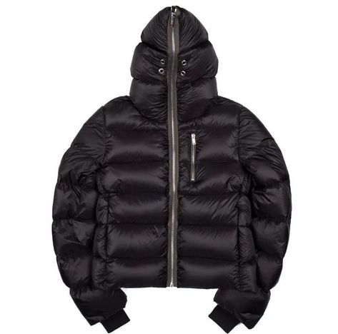 Rick Owens Gimp Puffer, Rick Owens Puffer Jacket, Rick Owens Street Style Men, Rick Owens Puffer, Rick Owens Street Style, Oversized Puffer Jacket, Teen Swag Outfits, Rick Owens Jacket, Baggy Clothes