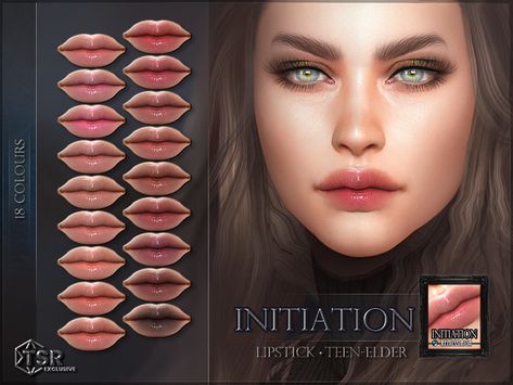 Sims 4 Tattoos, Makeup Cc, Berry Lipstick, The Sims 4 Pc, Sims 4 Cc Makeup, Nose Mask, Sims Games, Natural Lipstick, Sims 4 Downloads