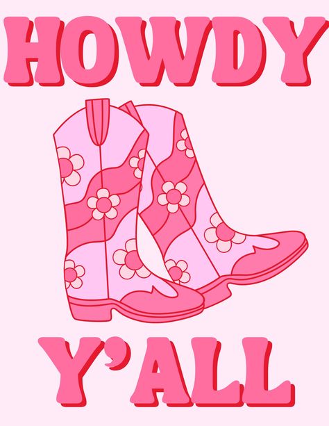 Cute Pink Disco Cowgirl Prints (Digital file) *This is a digital file, nothing will be shipped to you* Perfect for bathroom, bedroom, or office décor.  Print on any material. Once purchased, you will receive a 1 PDF file with ALL 5 images ready to print. If you need a different type of file, message me and I will happily create it for you!  Thank you so much for your purchase! Cowboy Disco Aesthetic, Disco Cowgirl Aesthetic, Pink Cowgirl Aesthetic, Pink Disco Cowgirl, Cowgirl Prints, Cowgirl Disco, Small Projects Ideas, Cute Cowgirl, Disco Decorations