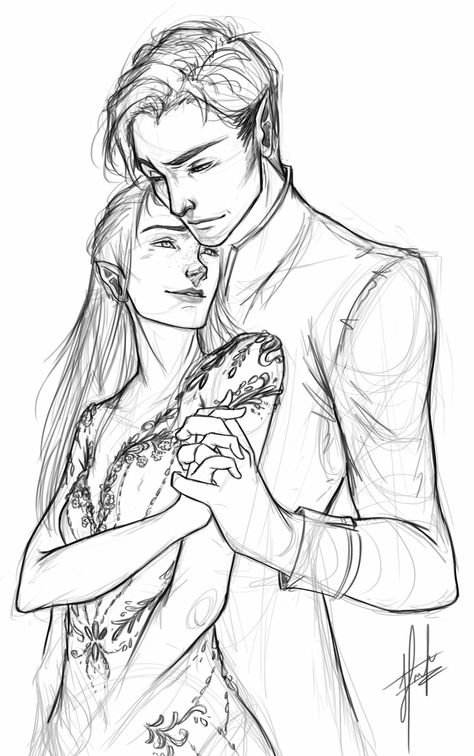 Feyre and Rhys by pojainter Rhys And Feyre, Prettiest Celebrities, Feyre And Rhysand, A Court Of Wings And Ruin, Throne Of Glass Series, Sarah J Maas Books, A Court Of Mist And Fury, Look At The Stars, Crescent City