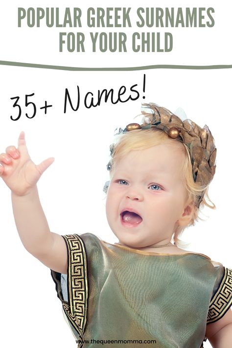 Are you trying to find some popular Greek names for your child? Check out this fantastic list of over 35 names for boys and girls! #boynames #girlnames #greeknames #babynames #babyboynames #babygirlnames Greek Surnames, Greek Boy Names, Roman Angel, Greek Names For Boys, Blonde Ombre Short Hair, Name Unique, Baby Boy Name, Names Boy, Greek Names